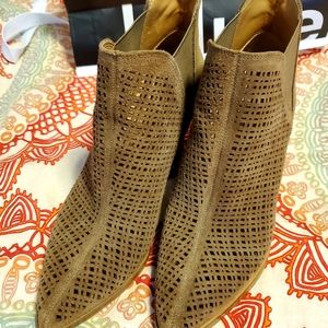 Marc Fisher suede bootie